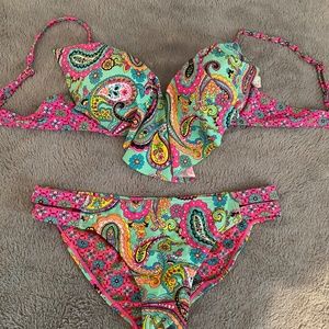 Arizona Paisely Print Bikini with Padded Top